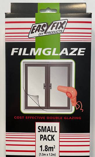 Filmglaze DIY Double Glazing 1.8m2 Pack